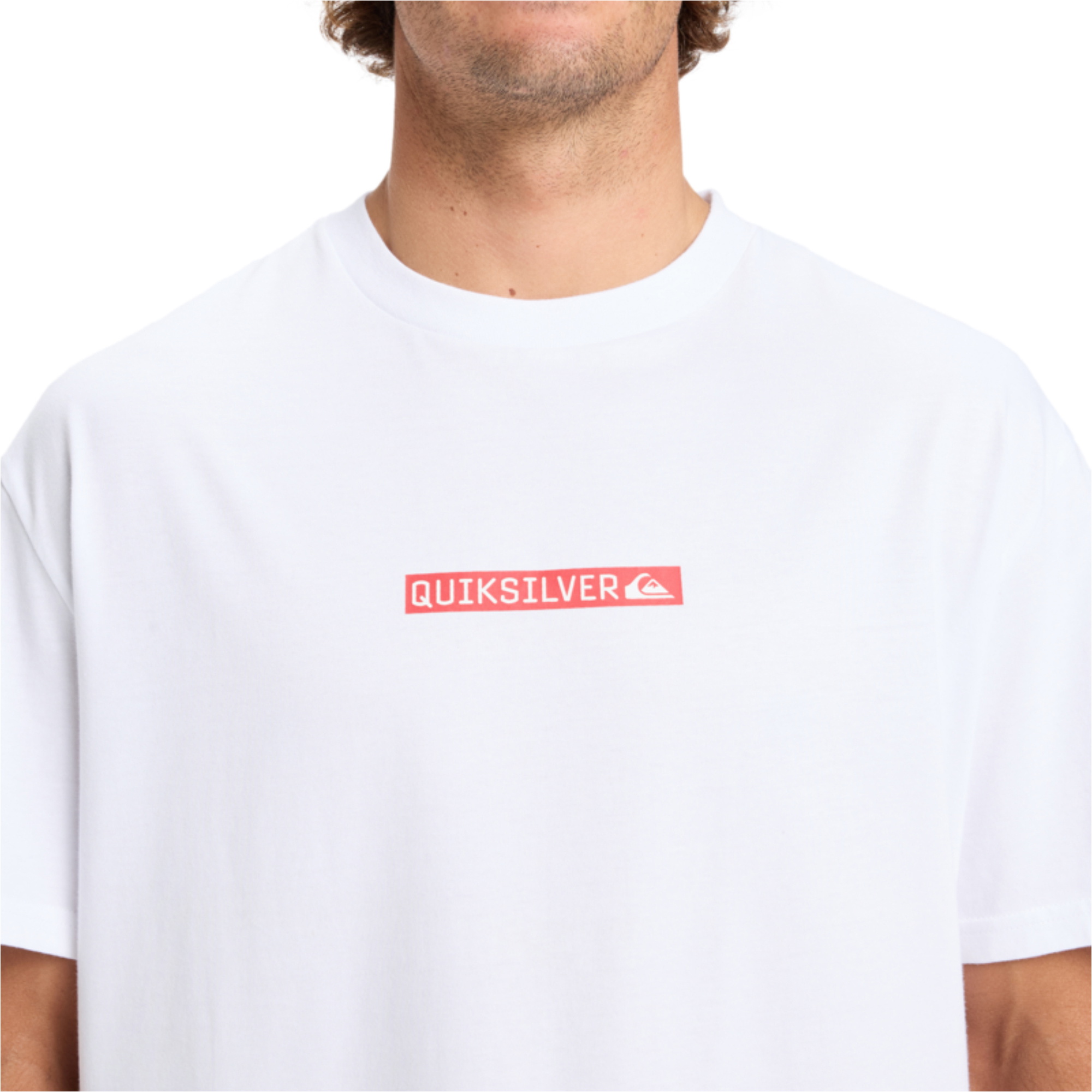 2026 Quiksilver Hombres DNA Clicker Short Sleeve Tee EQYZT08207 - White